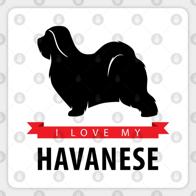 I Love My Havanese Magnet by millersye